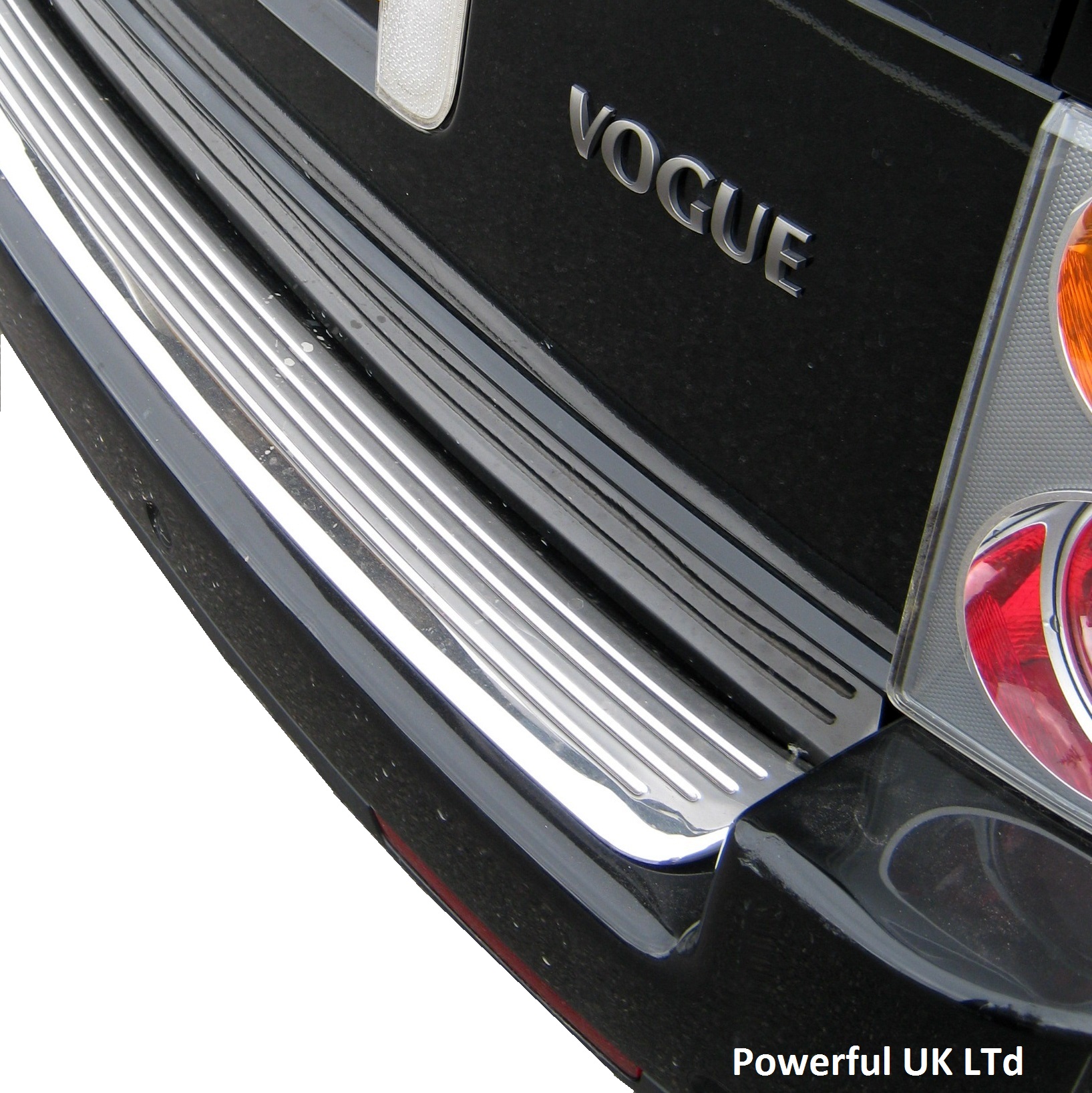 Chrome stainless steel Rear Bumper step trim for Range Rover L322 Vogue